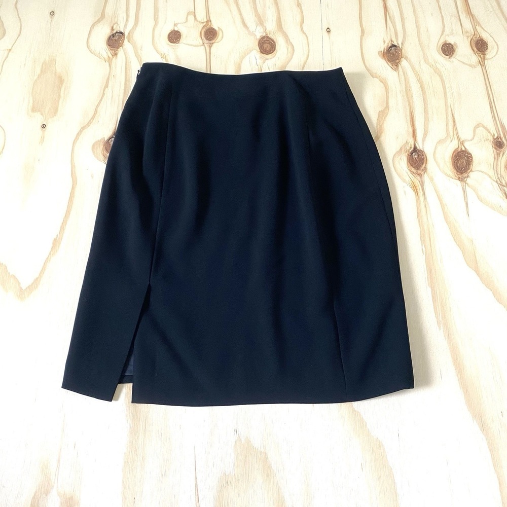 Ann Taylor Women's Size 8 Black Skirt Office Knee Length - Picture 7 of 7